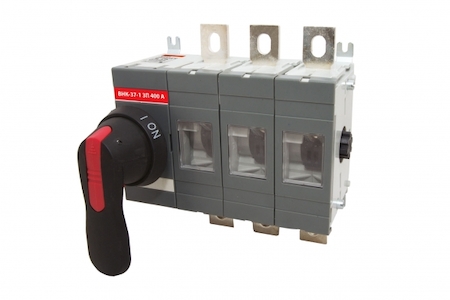 TDM ELECTRIC SQ0744-0005 Рубильник ВНК-37-1 3П 400А с установленной фронтальной ручкой управления TDM